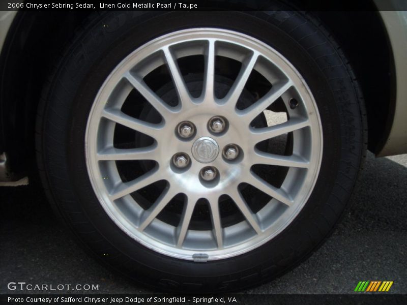 Linen Gold Metallic Pearl / Taupe 2006 Chrysler Sebring Sedan