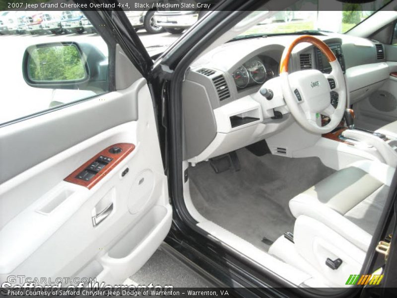 Black / Medium Slate Gray 2007 Jeep Grand Cherokee Overland 4x4
