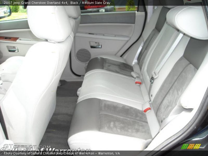 Black / Medium Slate Gray 2007 Jeep Grand Cherokee Overland 4x4