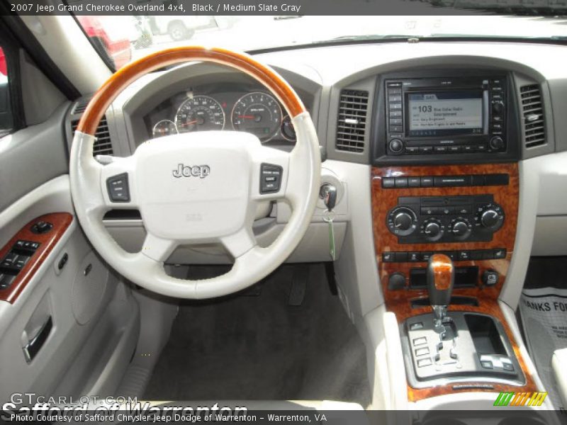 Black / Medium Slate Gray 2007 Jeep Grand Cherokee Overland 4x4