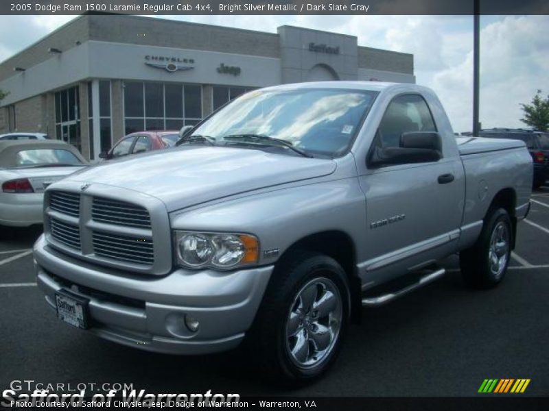 Bright Silver Metallic / Dark Slate Gray 2005 Dodge Ram 1500 Laramie Regular Cab 4x4