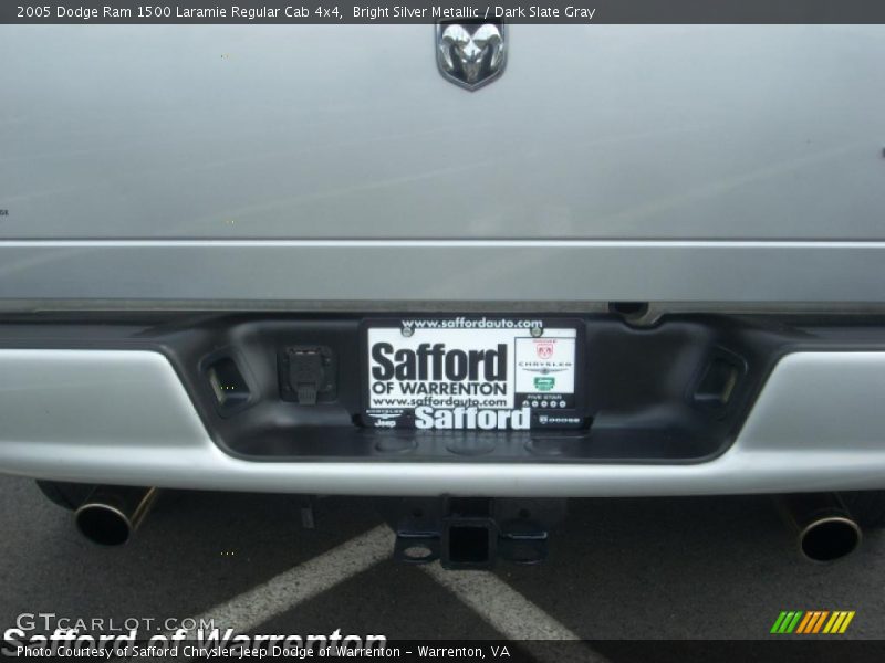 Bright Silver Metallic / Dark Slate Gray 2005 Dodge Ram 1500 Laramie Regular Cab 4x4