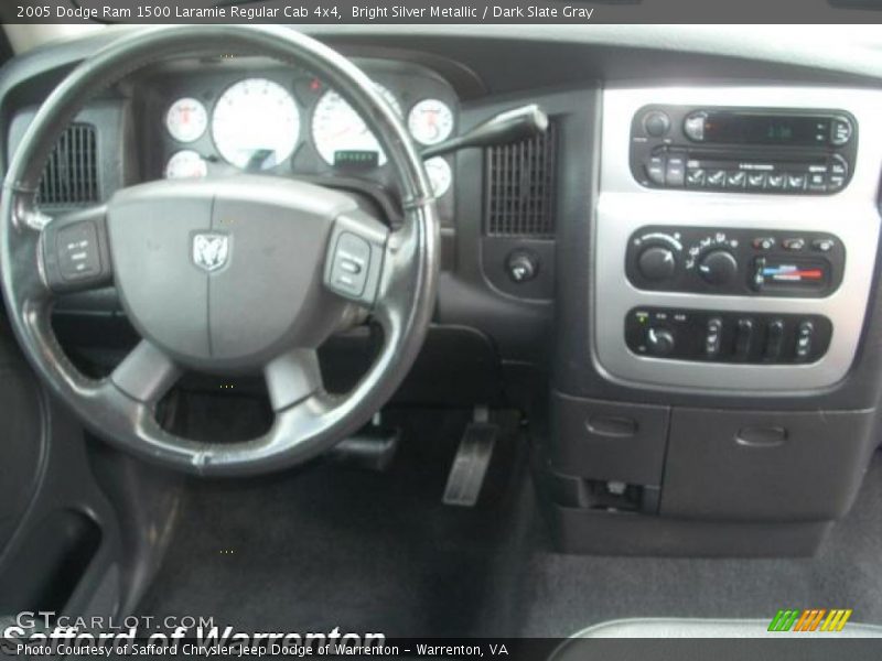 Bright Silver Metallic / Dark Slate Gray 2005 Dodge Ram 1500 Laramie Regular Cab 4x4