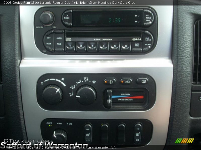 Bright Silver Metallic / Dark Slate Gray 2005 Dodge Ram 1500 Laramie Regular Cab 4x4