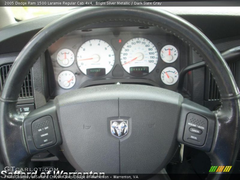 Bright Silver Metallic / Dark Slate Gray 2005 Dodge Ram 1500 Laramie Regular Cab 4x4
