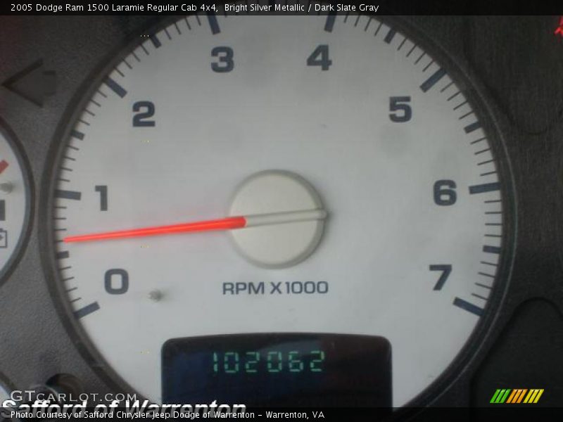 Bright Silver Metallic / Dark Slate Gray 2005 Dodge Ram 1500 Laramie Regular Cab 4x4