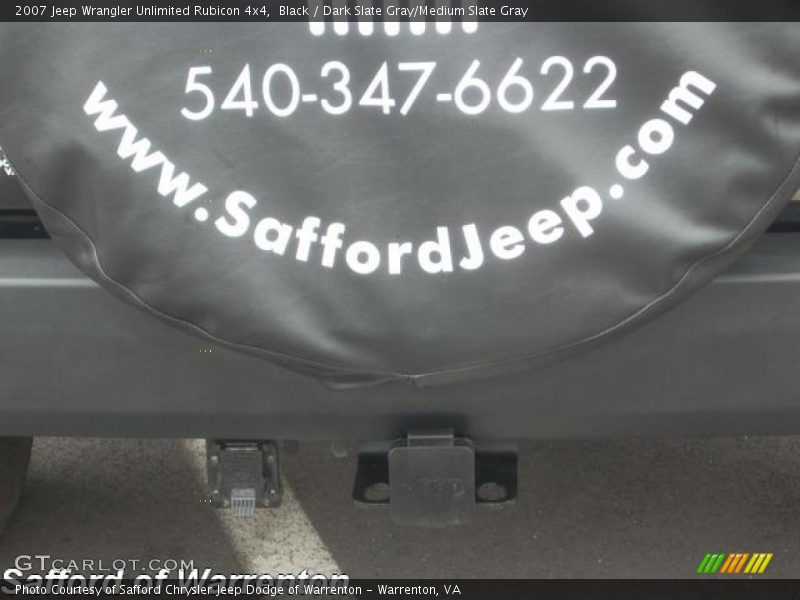 Black / Dark Slate Gray/Medium Slate Gray 2007 Jeep Wrangler Unlimited Rubicon 4x4