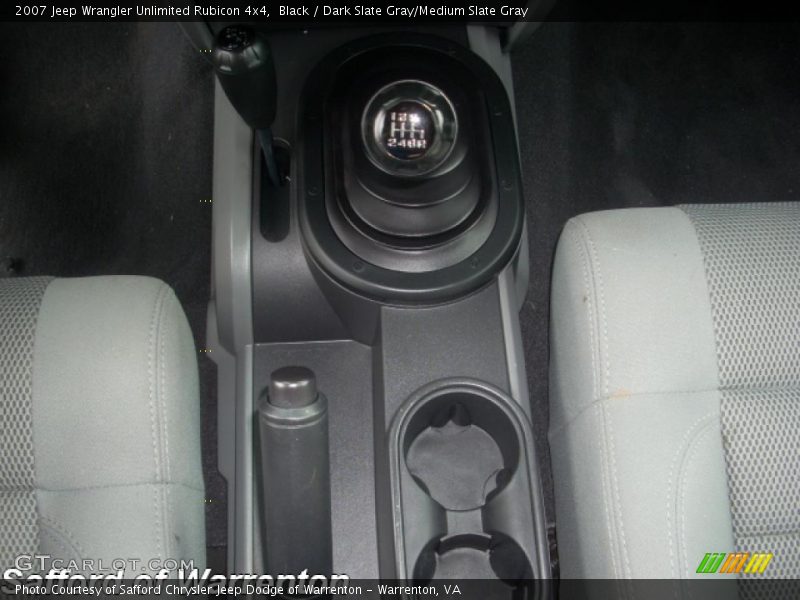 Black / Dark Slate Gray/Medium Slate Gray 2007 Jeep Wrangler Unlimited Rubicon 4x4