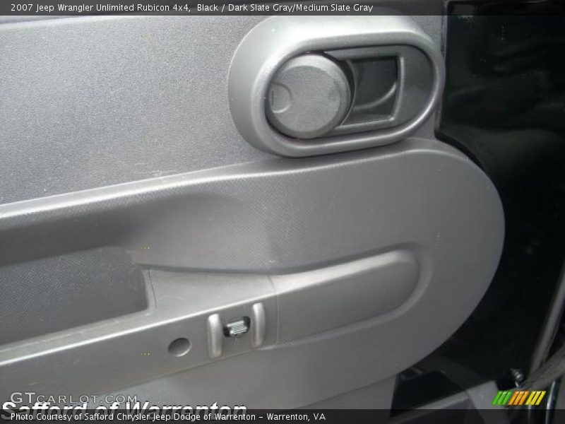 Black / Dark Slate Gray/Medium Slate Gray 2007 Jeep Wrangler Unlimited Rubicon 4x4