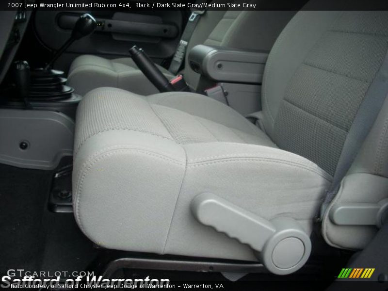 Black / Dark Slate Gray/Medium Slate Gray 2007 Jeep Wrangler Unlimited Rubicon 4x4