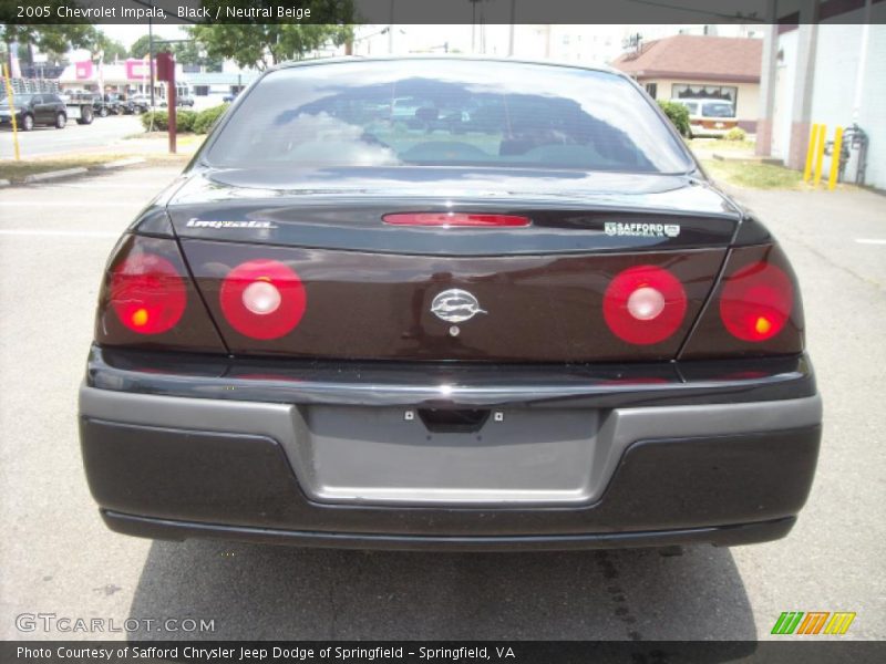 Black / Neutral Beige 2005 Chevrolet Impala