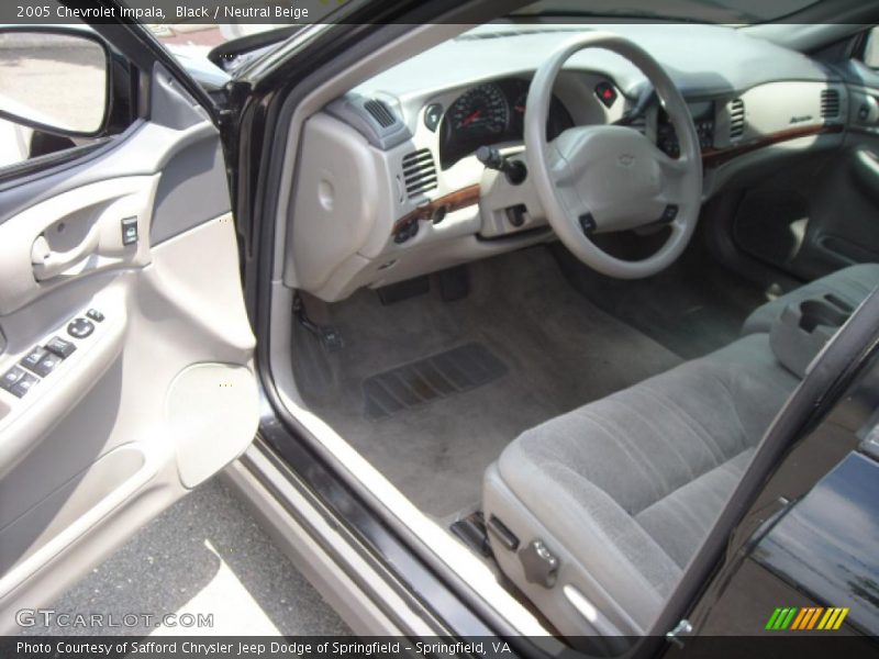 Black / Neutral Beige 2005 Chevrolet Impala