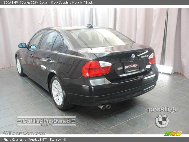 Black Sapphire Metallic / Black 2009 BMW 3 Series 328xi Sedan