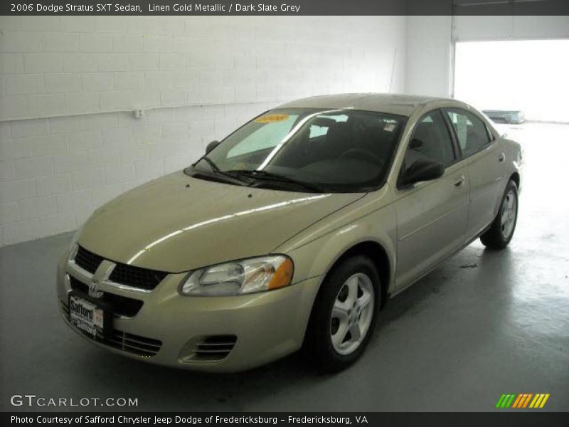 Linen Gold Metallic / Dark Slate Grey 2006 Dodge Stratus SXT Sedan