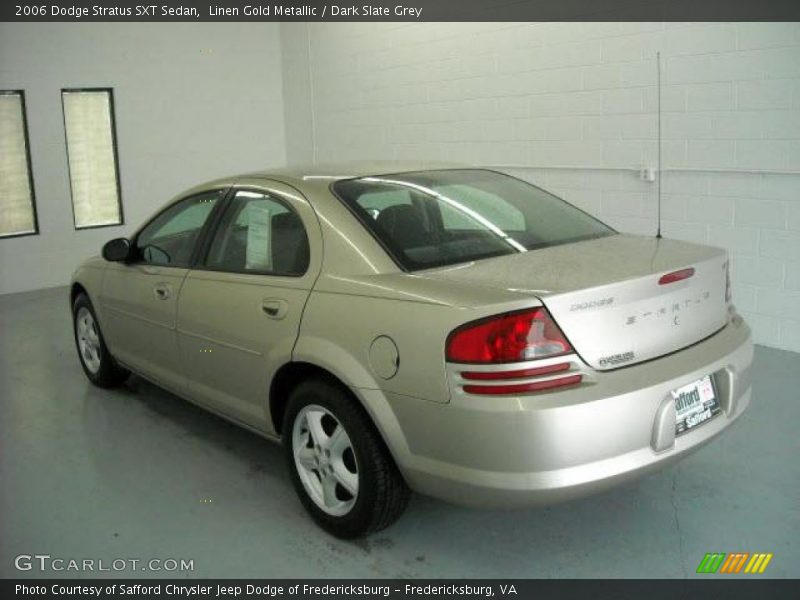 Linen Gold Metallic / Dark Slate Grey 2006 Dodge Stratus SXT Sedan