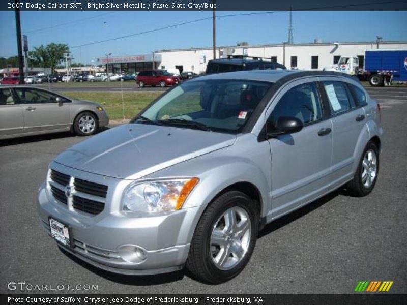 Bright Silver Metallic / Pastel Slate Gray/Blue 2007 Dodge Caliber SXT