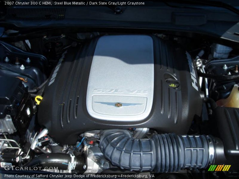 Steel Blue Metallic / Dark Slate Gray/Light Graystone 2007 Chrysler 300 C HEMI