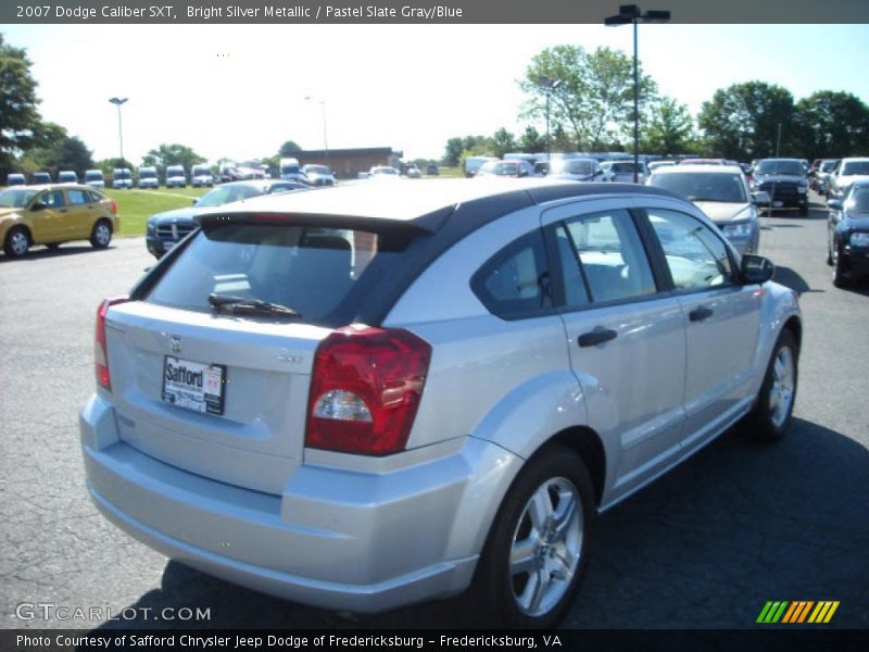 Bright Silver Metallic / Pastel Slate Gray/Blue 2007 Dodge Caliber SXT