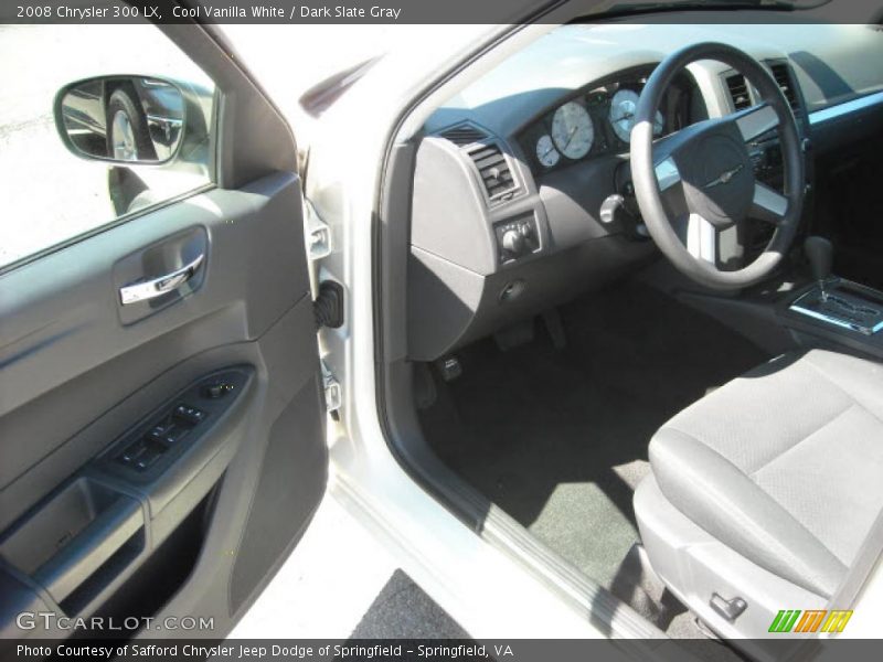Cool Vanilla White / Dark Slate Gray 2008 Chrysler 300 LX