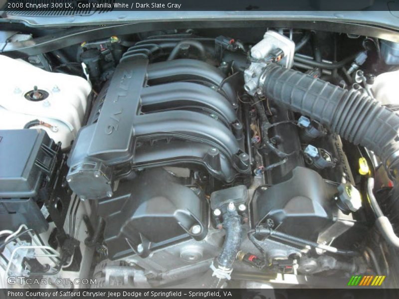 Cool Vanilla White / Dark Slate Gray 2008 Chrysler 300 LX