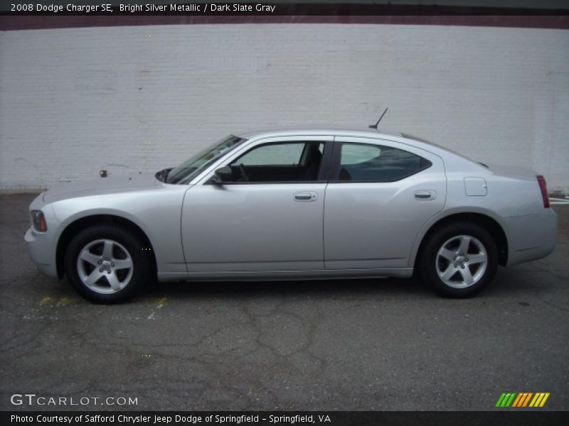 Bright Silver Metallic / Dark Slate Gray 2008 Dodge Charger SE