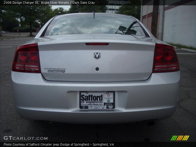 Bright Silver Metallic / Dark Slate Gray 2008 Dodge Charger SE