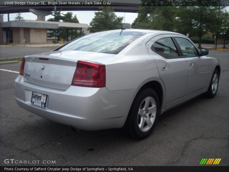 Bright Silver Metallic / Dark Slate Gray 2008 Dodge Charger SE