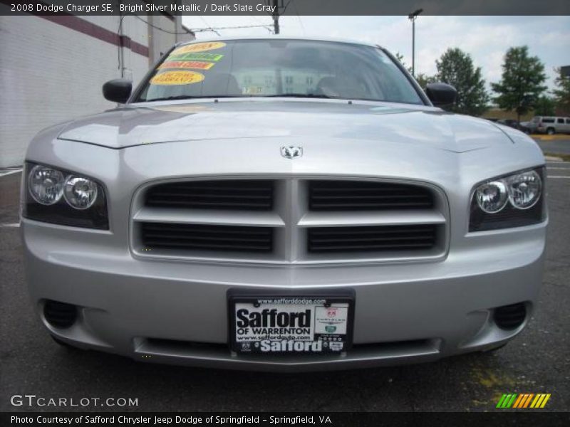 Bright Silver Metallic / Dark Slate Gray 2008 Dodge Charger SE