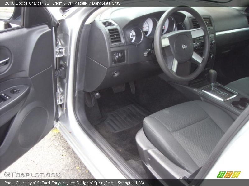 Bright Silver Metallic / Dark Slate Gray 2008 Dodge Charger SE