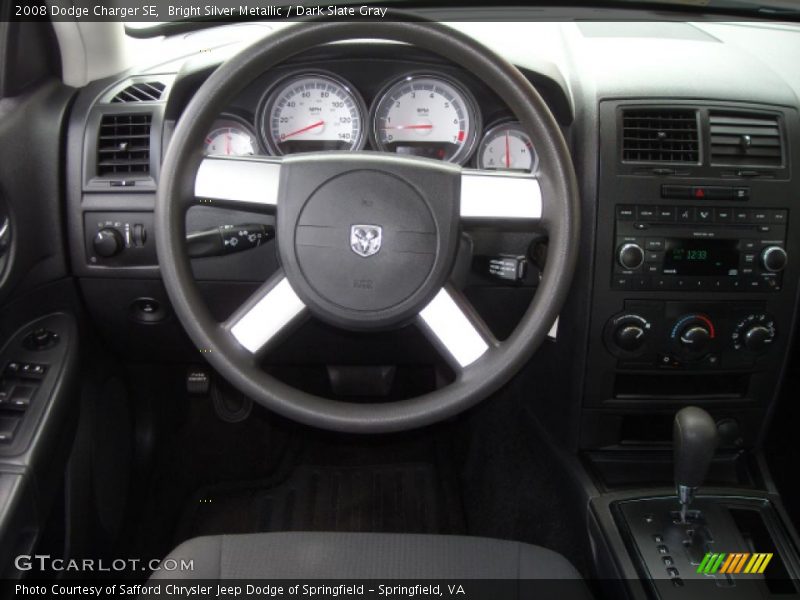 Bright Silver Metallic / Dark Slate Gray 2008 Dodge Charger SE