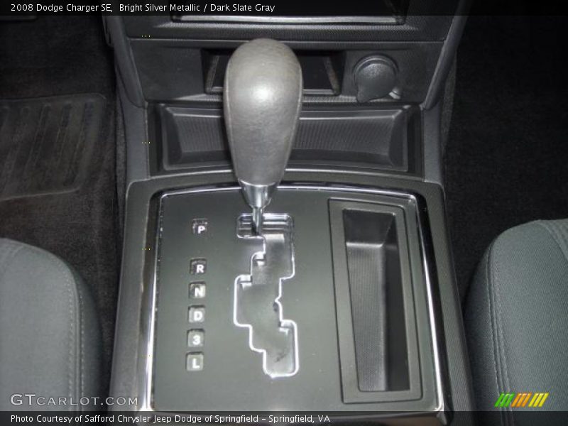 Bright Silver Metallic / Dark Slate Gray 2008 Dodge Charger SE