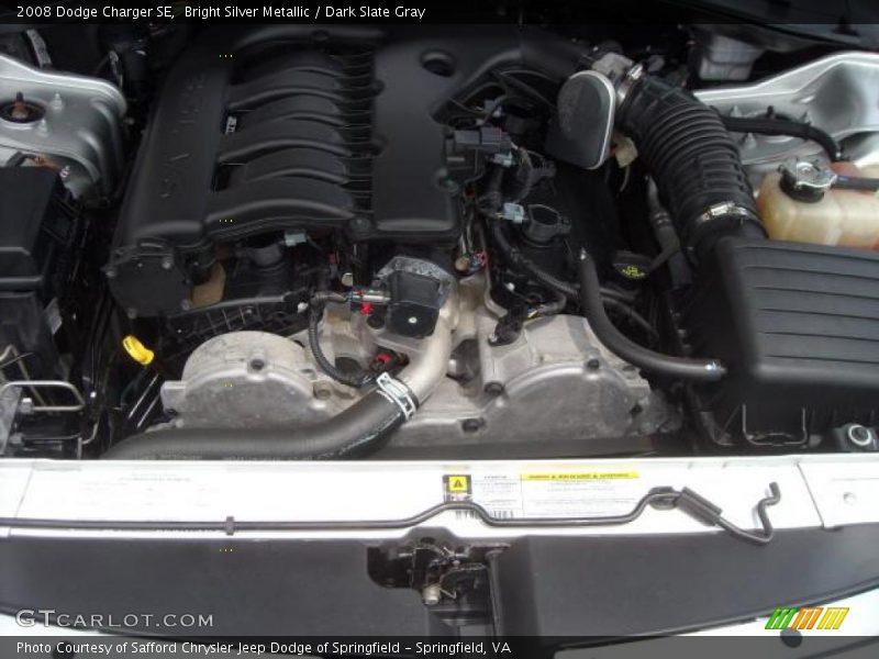 Bright Silver Metallic / Dark Slate Gray 2008 Dodge Charger SE