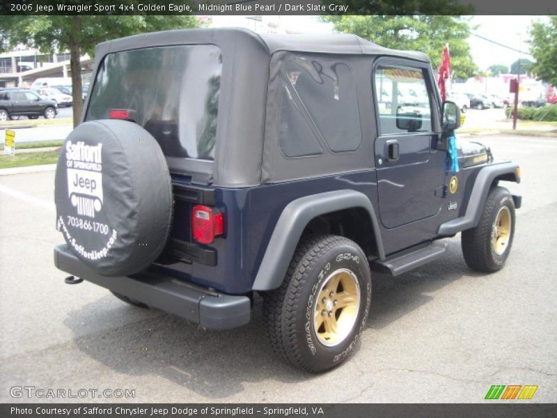 Midnight Blue Pearl / Dark Slate Gray 2006 Jeep Wrangler Sport 4x4 Golden Eagle