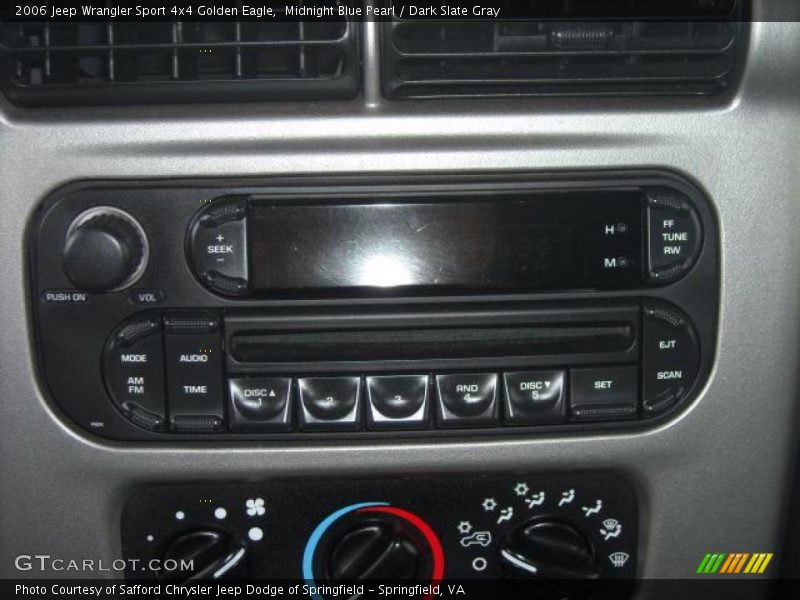 Midnight Blue Pearl / Dark Slate Gray 2006 Jeep Wrangler Sport 4x4 Golden Eagle