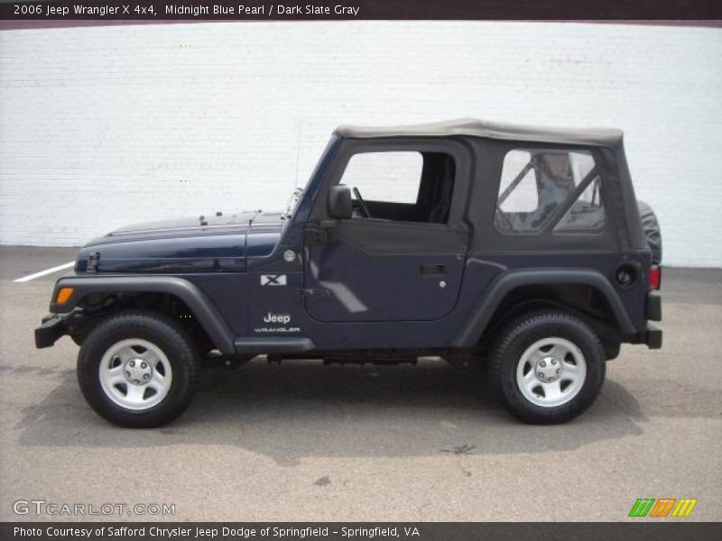 Midnight Blue Pearl / Dark Slate Gray 2006 Jeep Wrangler X 4x4