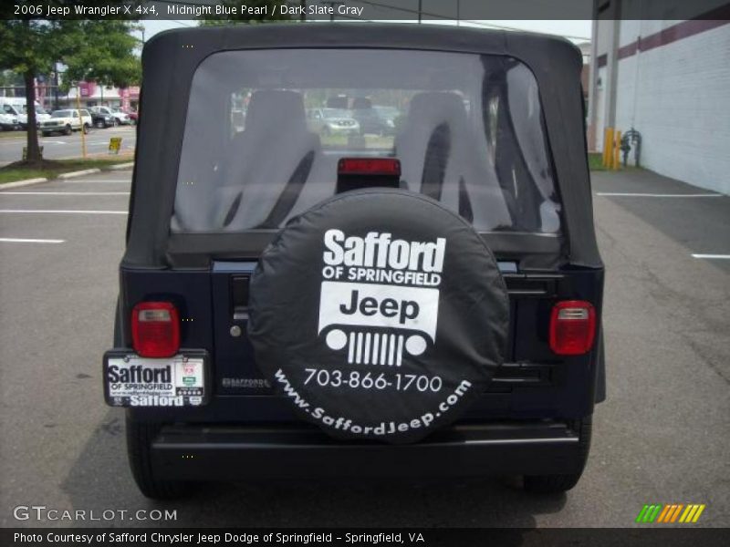 Midnight Blue Pearl / Dark Slate Gray 2006 Jeep Wrangler X 4x4