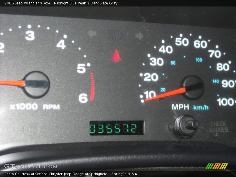Midnight Blue Pearl / Dark Slate Gray 2006 Jeep Wrangler X 4x4