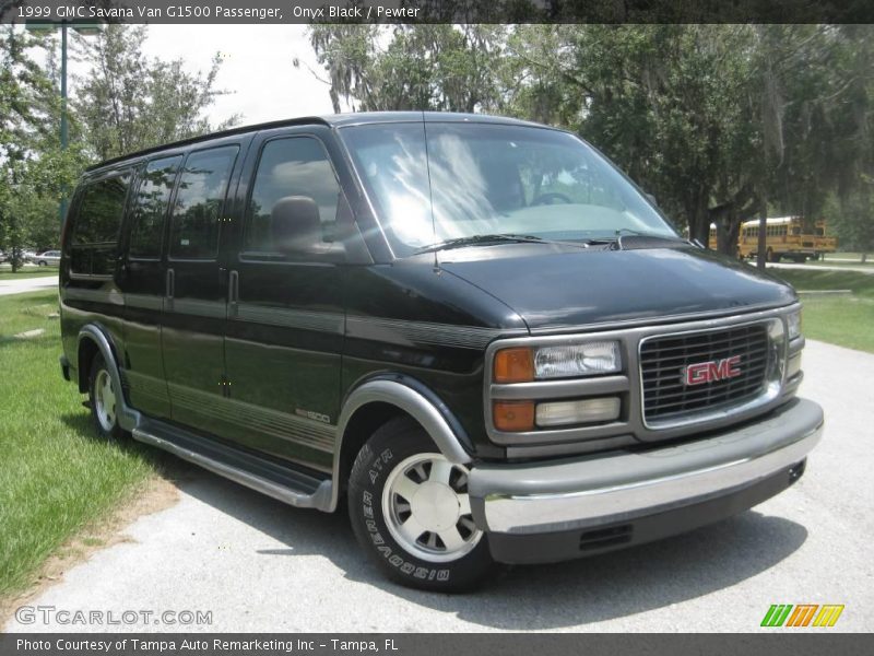 Onyx Black / Pewter 1999 GMC Savana Van G1500 Passenger