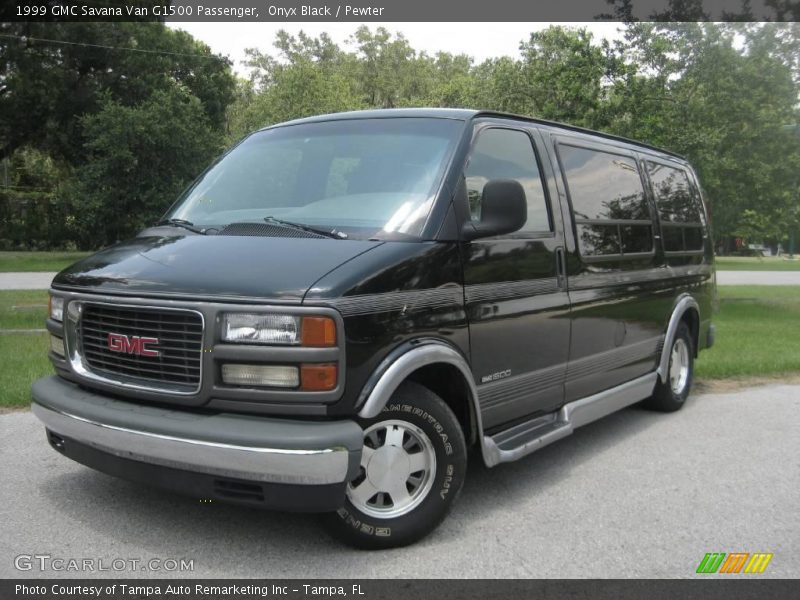 Onyx Black / Pewter 1999 GMC Savana Van G1500 Passenger