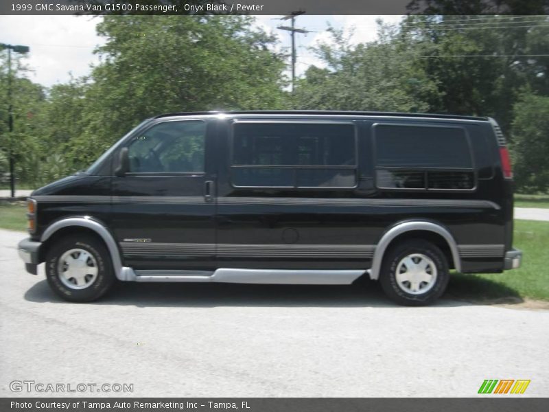 Onyx Black / Pewter 1999 GMC Savana Van G1500 Passenger