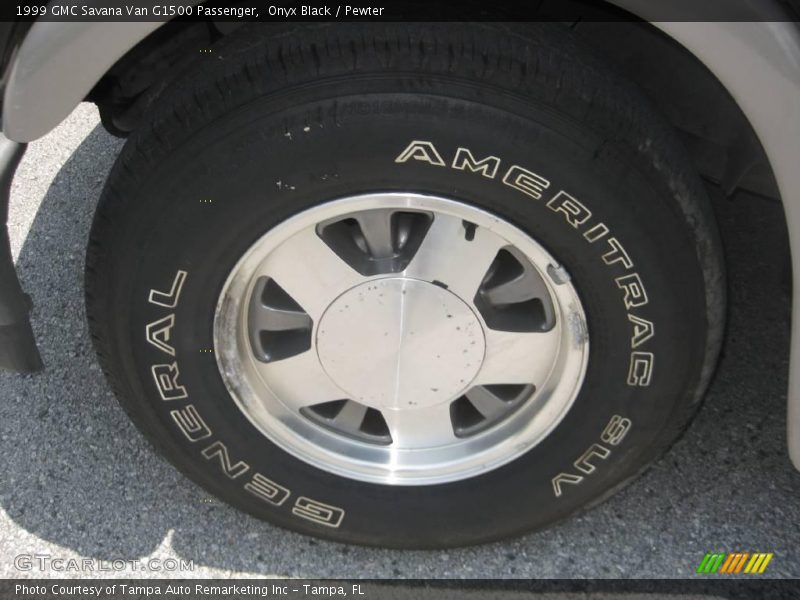 Onyx Black / Pewter 1999 GMC Savana Van G1500 Passenger