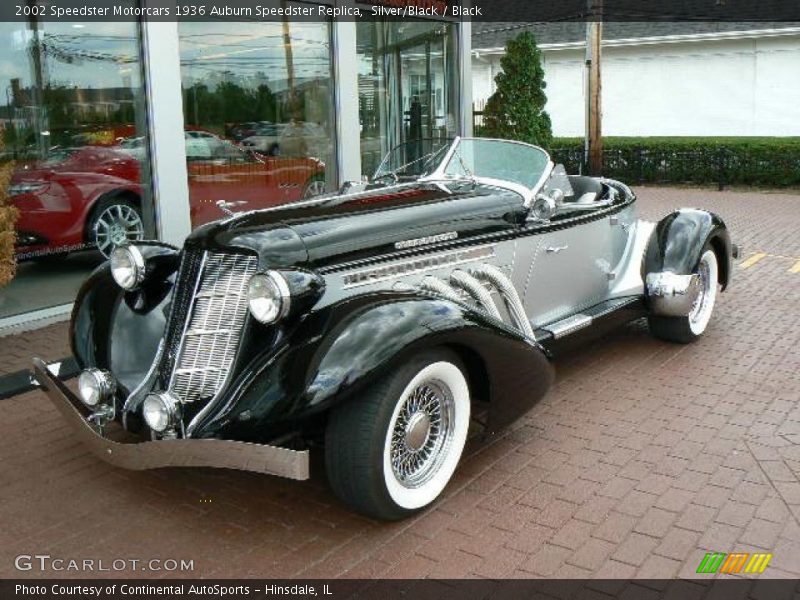 Front 3/4 View of 2002 1936 Auburn Speedster Replica 