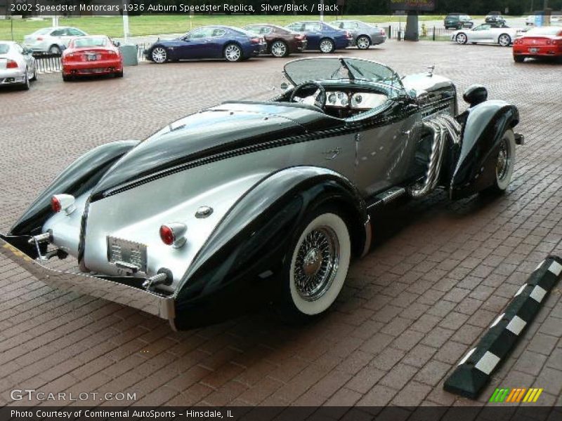 Silver/Black / Black 2002 Speedster Motorcars 1936 Auburn Speedster Replica