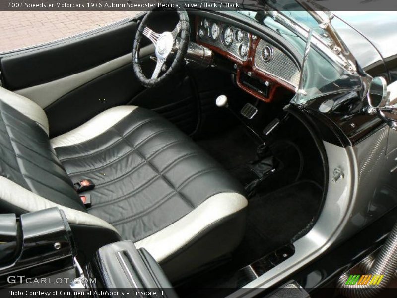 Silver/Black / Black 2002 Speedster Motorcars 1936 Auburn Speedster Replica