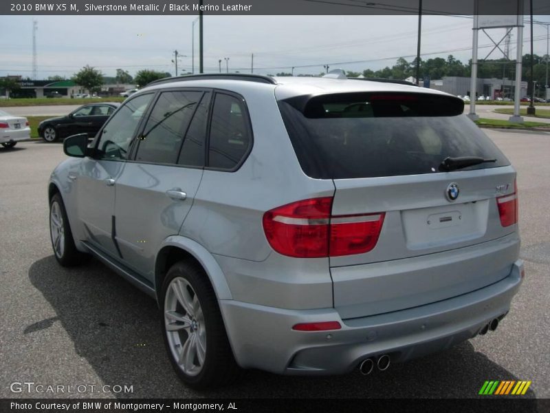 Silverstone Metallic / Black Merino Leather 2010 BMW X5 M