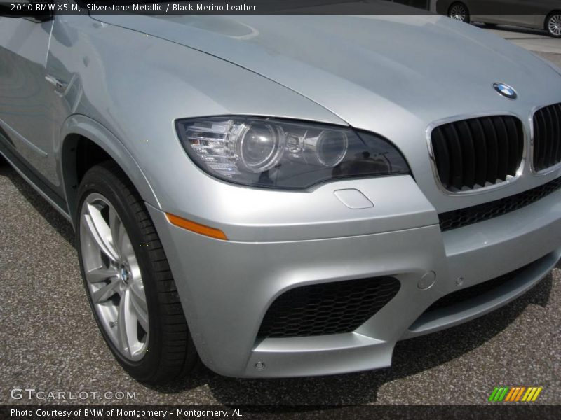 Silverstone Metallic / Black Merino Leather 2010 BMW X5 M