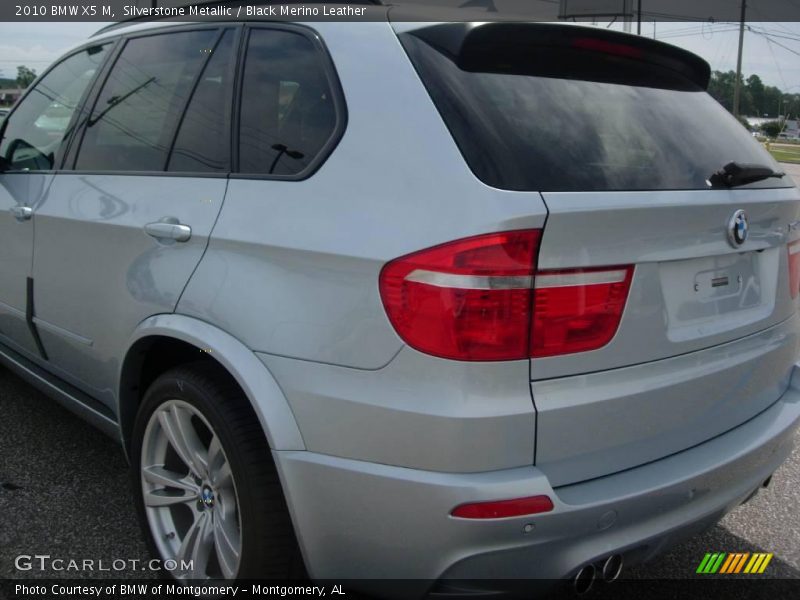 Silverstone Metallic / Black Merino Leather 2010 BMW X5 M