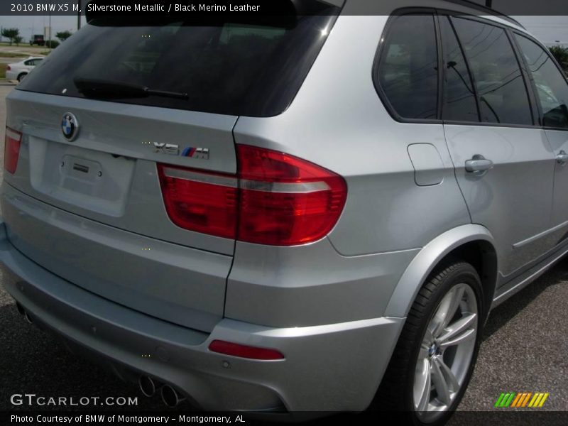 Silverstone Metallic / Black Merino Leather 2010 BMW X5 M