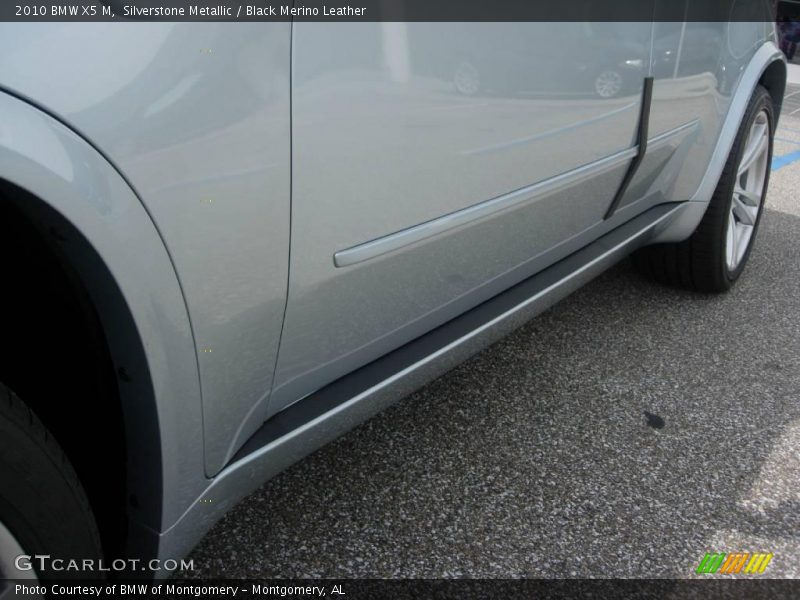 Silverstone Metallic / Black Merino Leather 2010 BMW X5 M