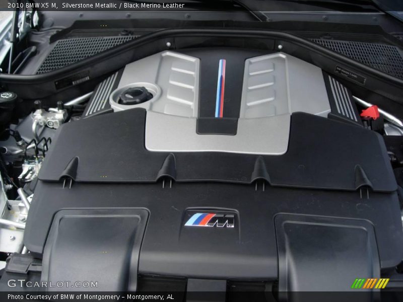Silverstone Metallic / Black Merino Leather 2010 BMW X5 M